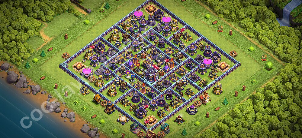 Municipio livello 15 Maxato Base + Link - Miglior Disposizione Villaggio per Difesa COC 2026 TH15 - #92