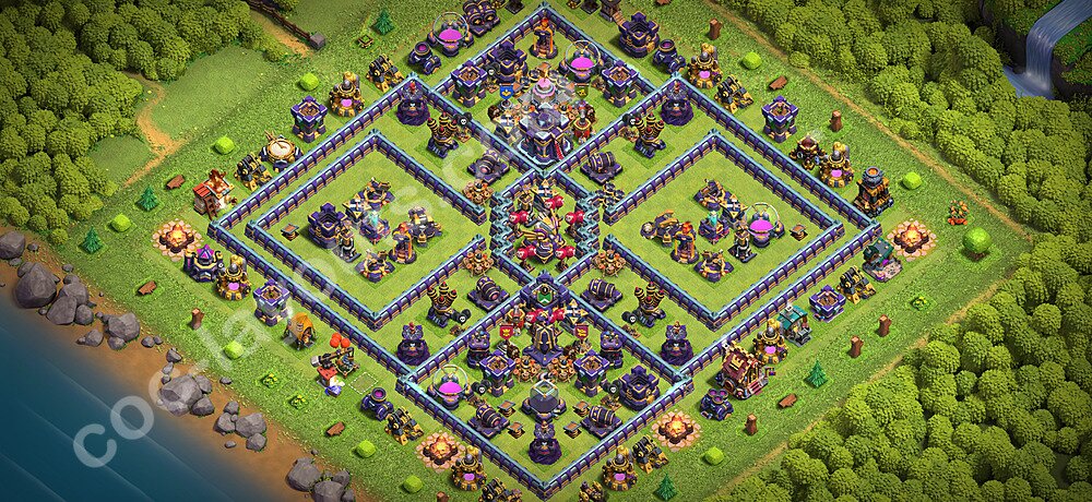 TH15 Anti 3 Stars Base Plan with Link, Anti Everything, Copy Town Hall 15 Base Design 2026, #97