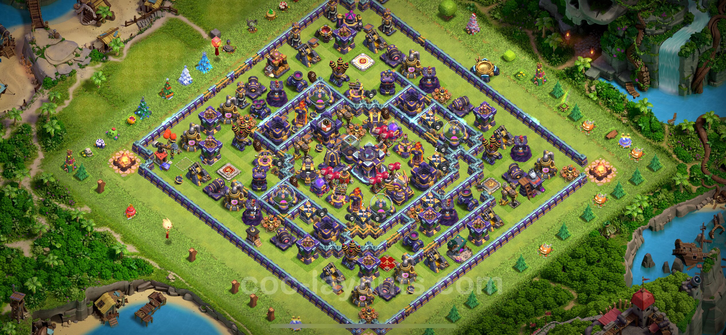 Farming Base Th15 With Link Anti Everything Clash Of Clans 2023 Town Hall Level 15 Base 1173