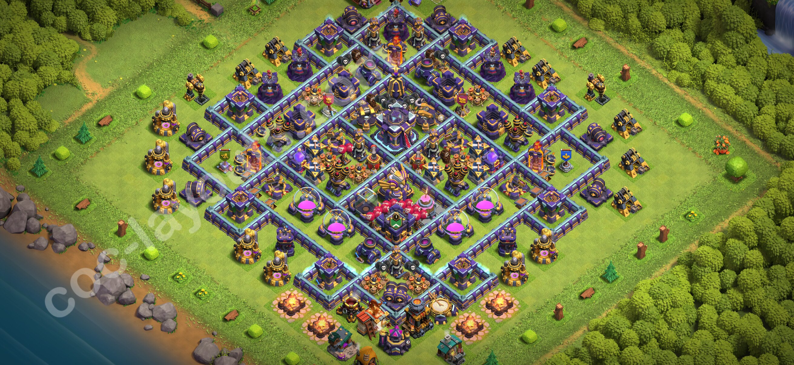 TH15 Farming Base #38 – TH15 layout preview