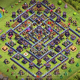 Base plan TH15 (design / layout) with Link, Anti Air / Electro Dragon for Farming 2023, #14