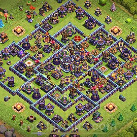 Base plan TH15 (design / layout) with Link, Anti Everything, Hybrid for Farming 2022, #16