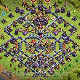 Gute Base für Farm RH15 + Link, Anti 3 Sterne, Hybrid 2023 - COC Rathaus 15 - #18