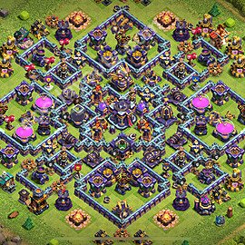 Diseño de aldea para farming Ayuntamiento 15 Copiar, Anti 3 Estrellas, Híbrido - COC TH15 Perfecta Distribucion 2026 + Enlace - #31