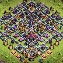 Diseño de aldea para farming Ayuntamiento 15 Copiar, Anti 3 Estrellas, Anti Todo - COC TH15 Perfecta Distribucion 2026 + Enlace - #38