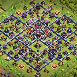 Farming Base Village HDV 15 + Lien (Link), Anti 2 étoiles 2026 - Hôtel de Ville 15 Base Copier - #40