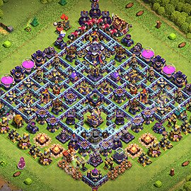 Municipio livello 15 Base + Link - Miglior Disposizione villaggio per Farming COC 2026 TH15 - #41