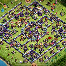 Base plan TH15 (design / layout) with Link, Anti 3 Stars, Hybrid for Farming 2023, #5