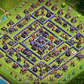 Base plan TH15 (design / layout) with Link, Anti 3 Stars, Hybrid for Farming 2022, #6