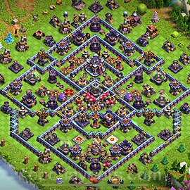 Base plan TH15 (design / layout) with Link, Anti 3 Stars, Hybrid for Farming 2023, #9