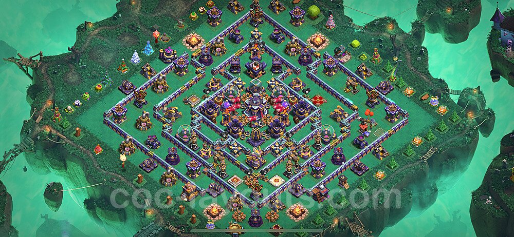 Base plan TH15 (design / layout) with Link, Anti 3 Stars, Hybrid for Farming 2023, #10