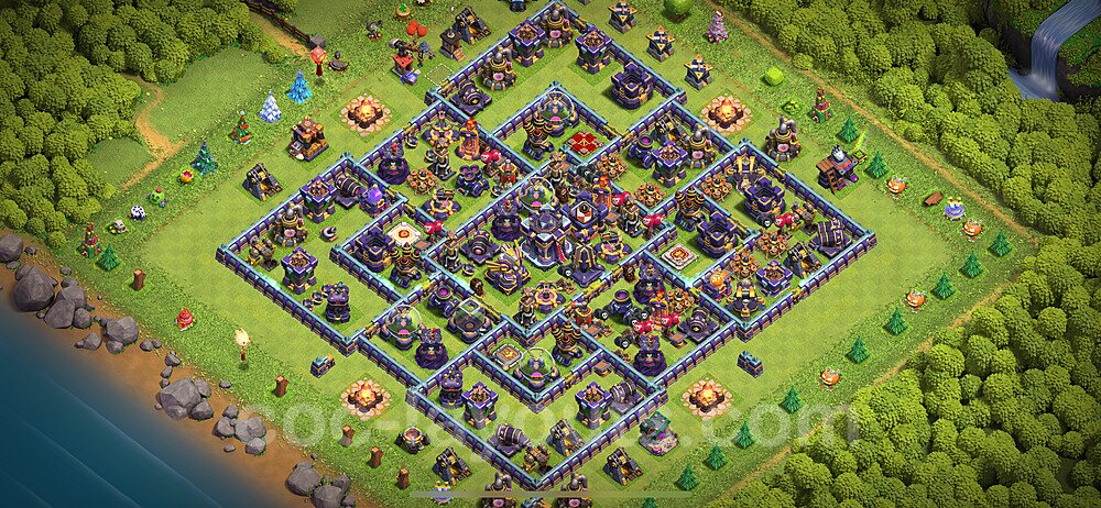 Base plan TH15 (design / layout) with Link, Anti Everything, Hybrid for Farming 2023, #16