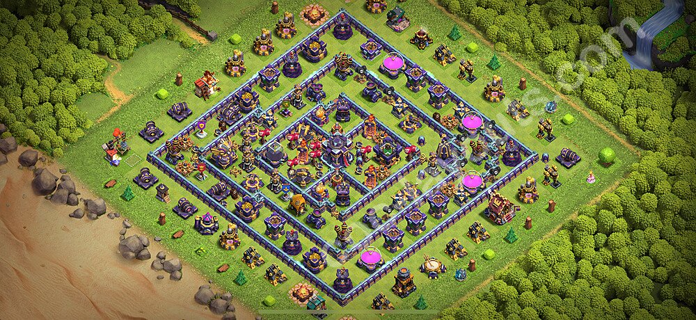 Base plan TH15 (design / layout) with Link, Anti Air / Electro Dragon for Farming 2026, #23
