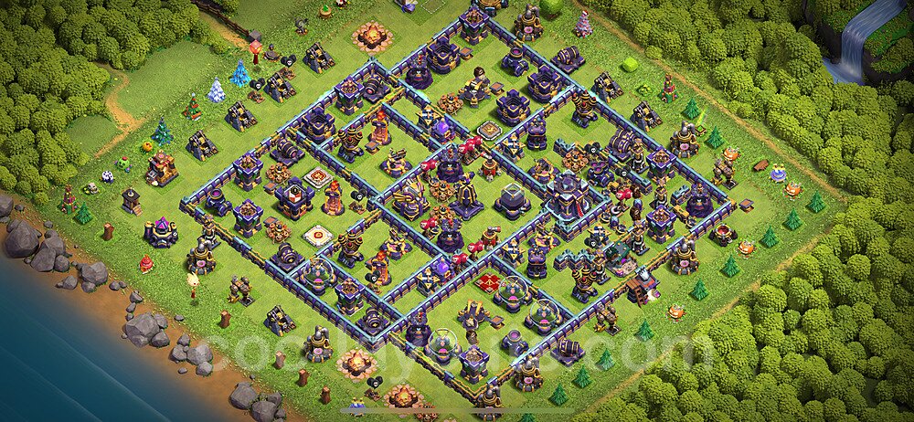 Base plan TH15 (design / layout) with Link, Legend League for Farming 2024, #24