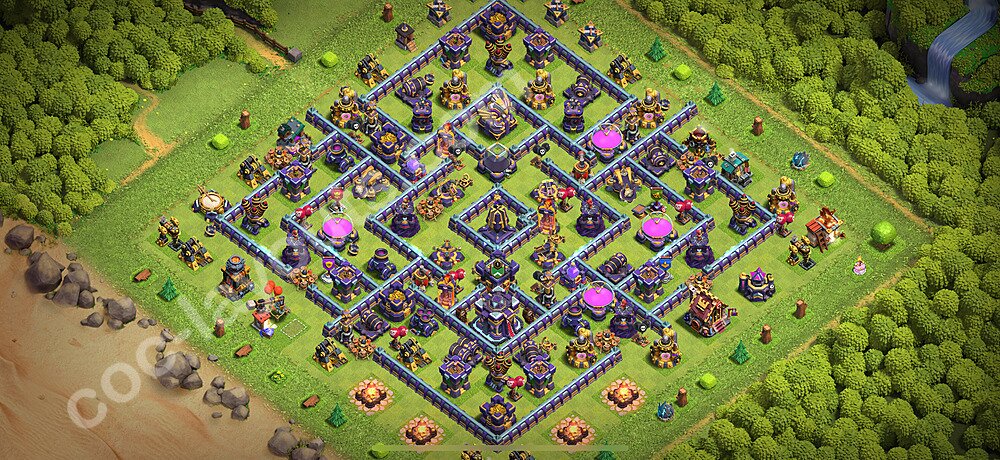 Base plan TH15 (design / layout) with Link, Anti 2 Stars for Farming 2026, #30