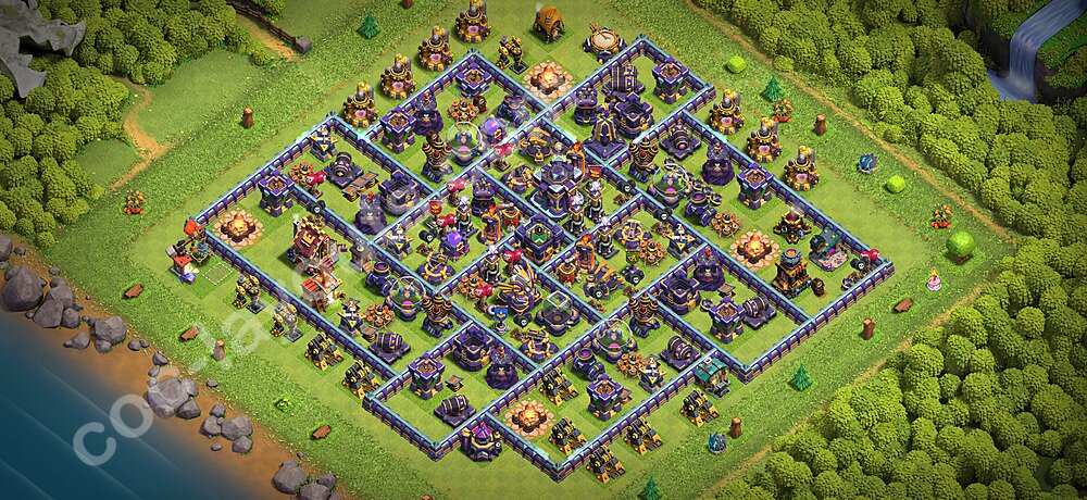 Base plan TH15 Max Levels with Link for Farming 2026, #36