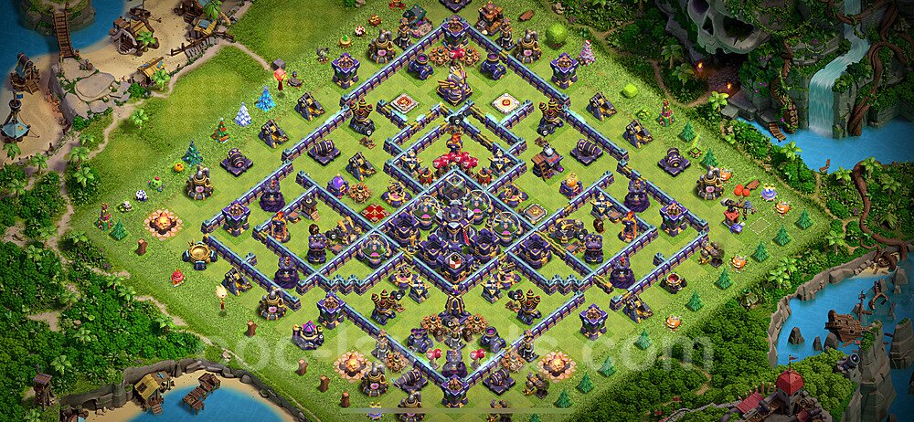 Base plan TH15 (design / layout) with Link, Anti Everything, Hybrid for Farming 2023, #7