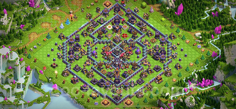 Base plan TH15 (design / layout) with Link, Anti 3 Stars, Hybrid for Farming 2024, #8