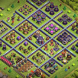 Top Base de Troll Funny HDV 15 + Lien (Link) 2026 - Hôtel de Ville 15 Art Base Copier - #39