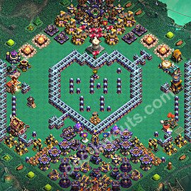 Troll Funny Diseño de aldea Ayuntamiento 15 Copiar - COC TH15 Perfecta Art Distribucion 2026 + Enlace - #41
