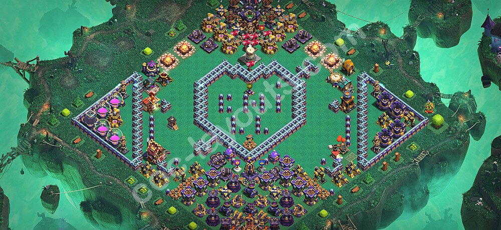 Troll Funny Diseño de aldea Ayuntamiento 15 Copiar - COC TH15 Perfecta Art Distribucion 2026 + Enlace - #41