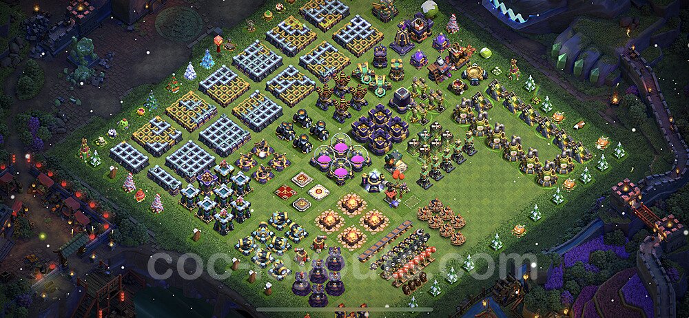 TH15 Funny Troll Base Plan with Link, Copy Town Hall 15 Art Design 2023, #6