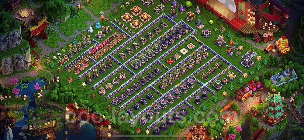 TH15 Funny Troll Base Plan with Link, Copy Town Hall 15 Art Design 2023, #7