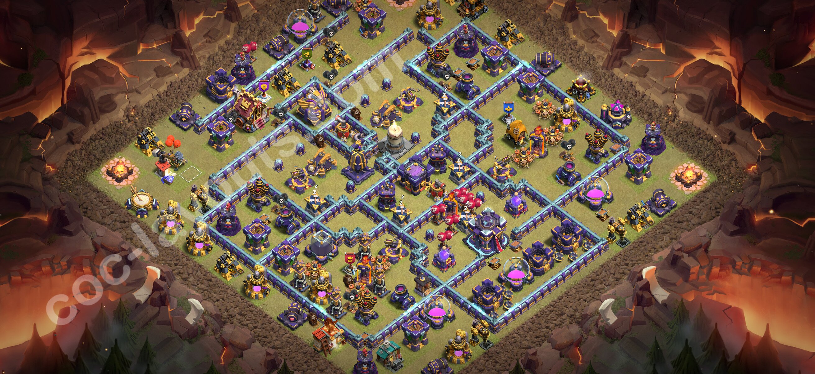 TH15 War Base #152 – TH15 layout preview