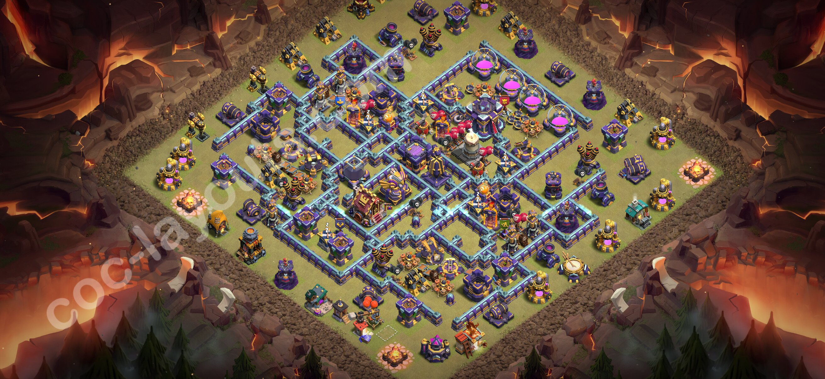TH15 War Base #153 – TH15 layout preview