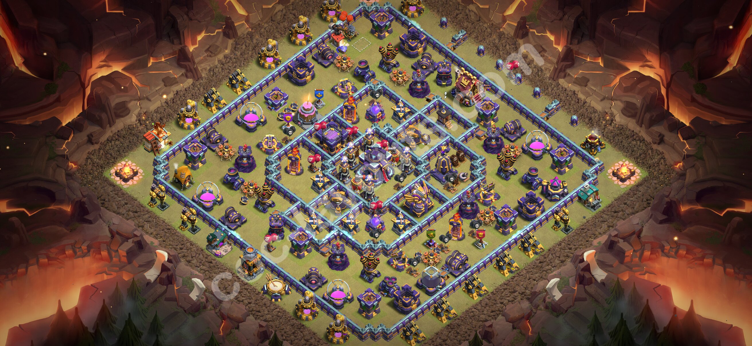 TH15 War Base #156 – TH15 layout preview