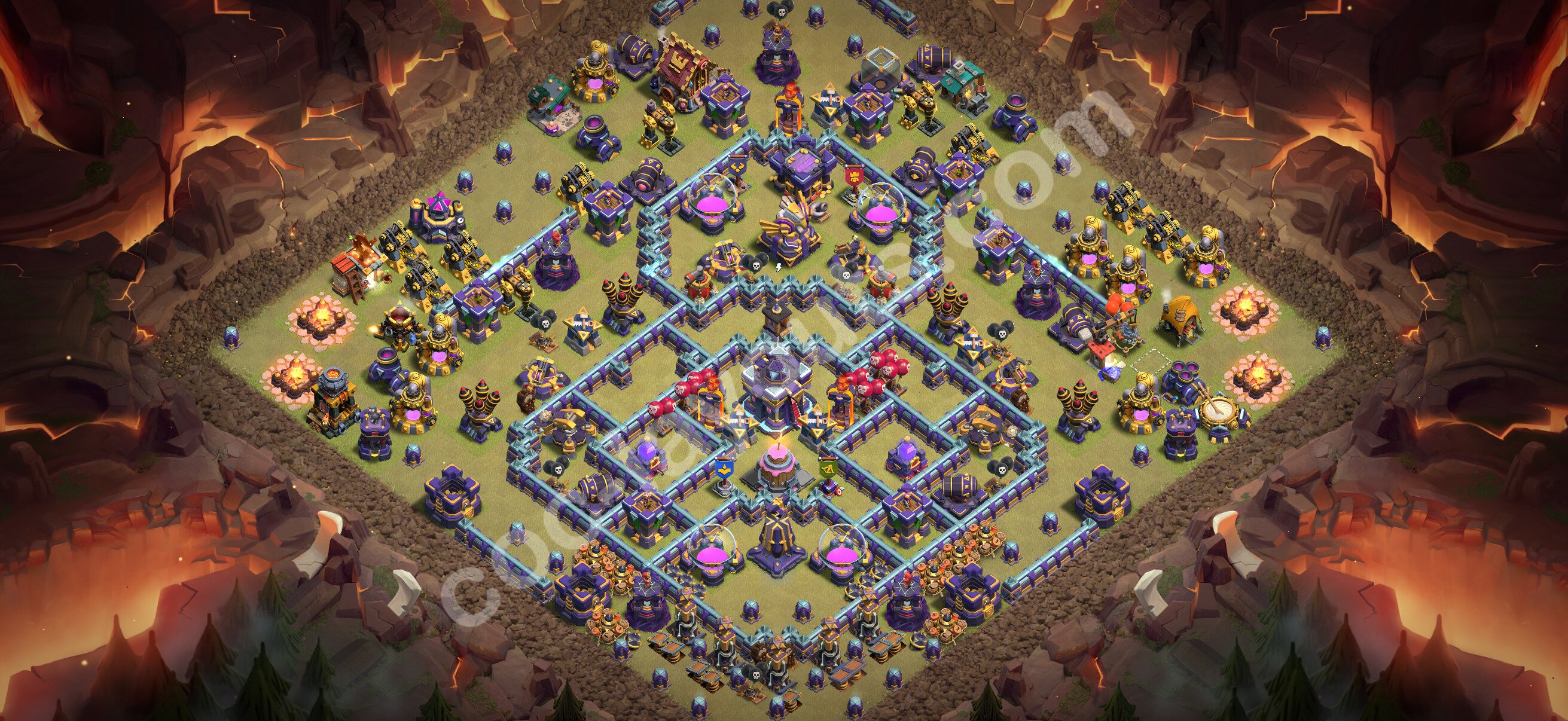 TH15 War Base #158 – TH15 layout preview