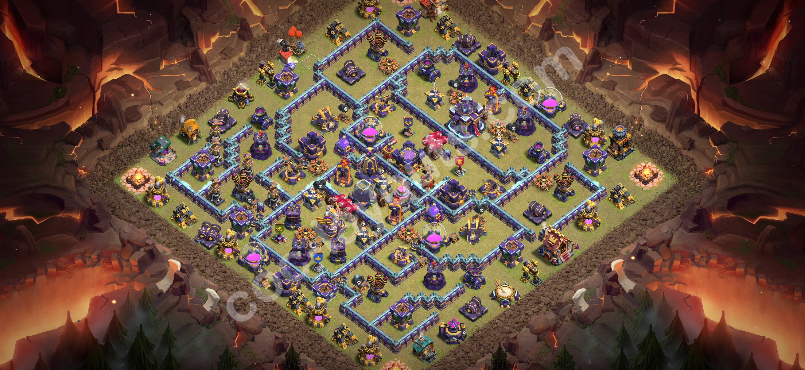 TH15 War Base #162 – TH15 layout preview