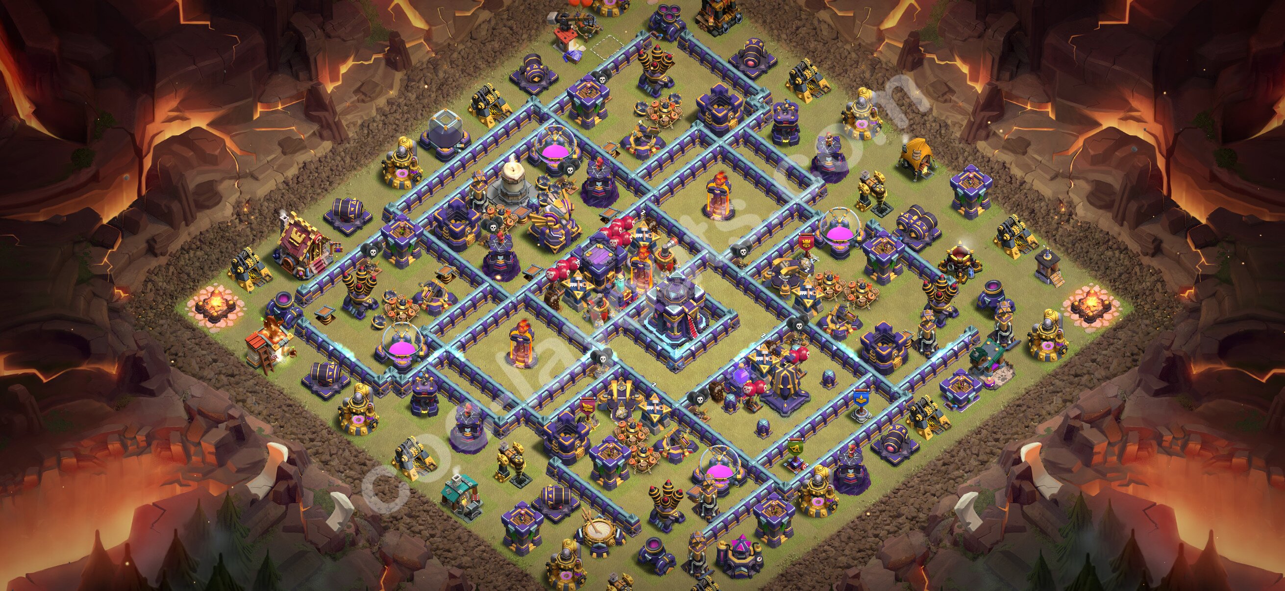 TH15 War Base #161 – TH15 layout preview