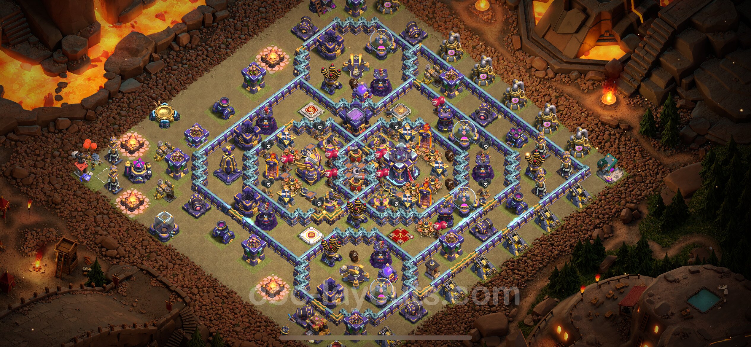 Best Anti 3 Stars War Base TH15 with Link, Anti Everything 2023 - Town ...