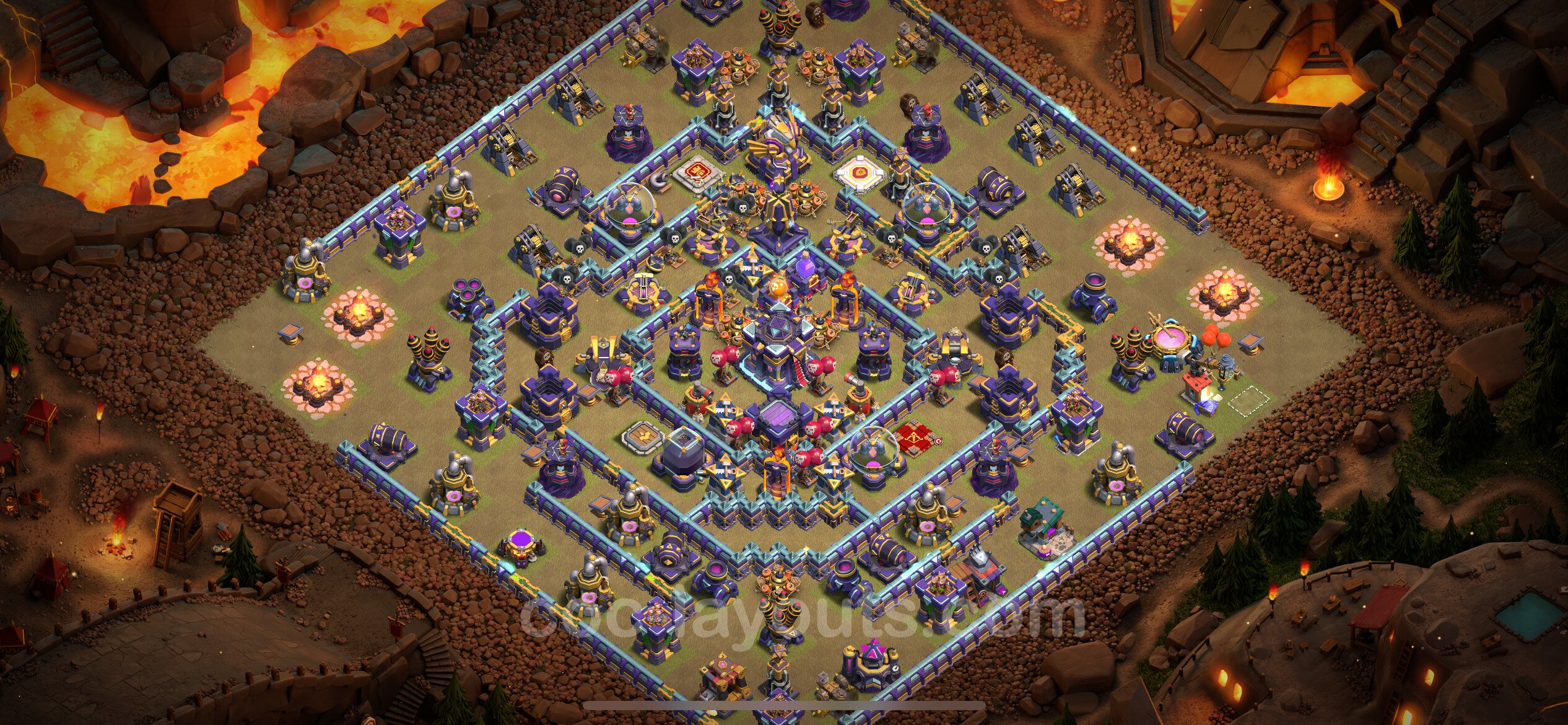 Best War Base TH15 With Link Hybrid 2024 Town Hall Level 15 CWL Base   Th15 War 90 