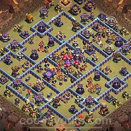 TH15 War Base Plan with Link, Anti Everything, Copy Town Hall 15 CWL Design 2025, #112