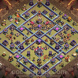 Die Anti 3 Sterne Clan War Base RH15 + Link 2025 - COC Rathaus Level 15 Kriegsbase (CK / CW) - #120