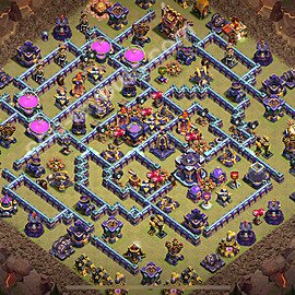 Diseño de aldea para Guerra Ayuntamiento 15 Copiar, Anti Todo - COC TH15 Perfecta Distribucion 2026 + Enlace - #128