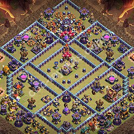 TH15 Anti 3 Stars CWL War Base Plan with Link, Anti Everything, Copy Town Hall 15 Design 2026, #138