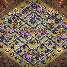 TH15 Anti 3 Stars CWL War Base Plan with Link, Copy Town Hall 15 Design 2026, #153