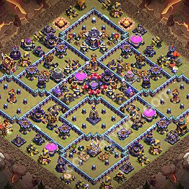Municipio livello 15 Base di Guerra + Link - Miglior Disposizione Villaggio COC 2026 TH15 - #154