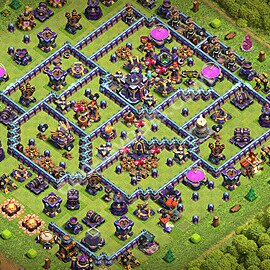 Municipio livello 15 Base di Guerra + Link, Anti tutto - Anti 3 Stelle Disposizione Villaggio COC 2026 TH15 - #155