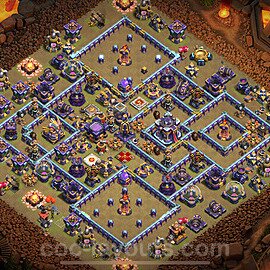 TH15 Anti 3 Stars CWL War Base Plan with Link, Anti Everything, Copy Town Hall 15 Design 2023, #43