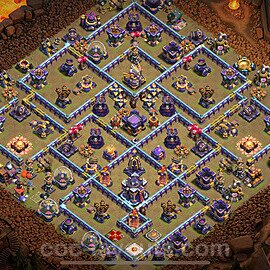 Die Anti 3 Sterne Clan War Base RH15 + Link, Anti Alles 2023 - COC Rathaus Level 15 Kriegsbase (CK / CW) - #49