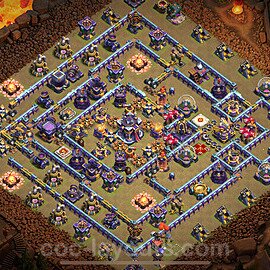 TH15 War Base Plan with Link, Anti Everything, Copy Town Hall 15 CWL Design 2023, #59