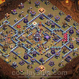 TH15 War Base Plan with Link, Anti Everything, Copy Town Hall 15 CWL Design 2023, #65