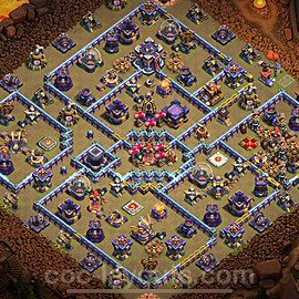 TH15 War Base Plan with Link, Anti Everything, Hybrid, Copy Town Hall 15 CWL Design 2023, #70