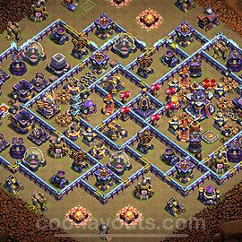 Die Clan War Base RH15 + Link 2023 - COC Rathaus Level 15 Kriegsbase (CK / CW) - #83