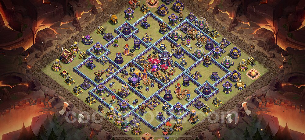 TH15 War Base Plan with Link, Anti Everything, Copy Town Hall 15 CWL Design 2025, #112