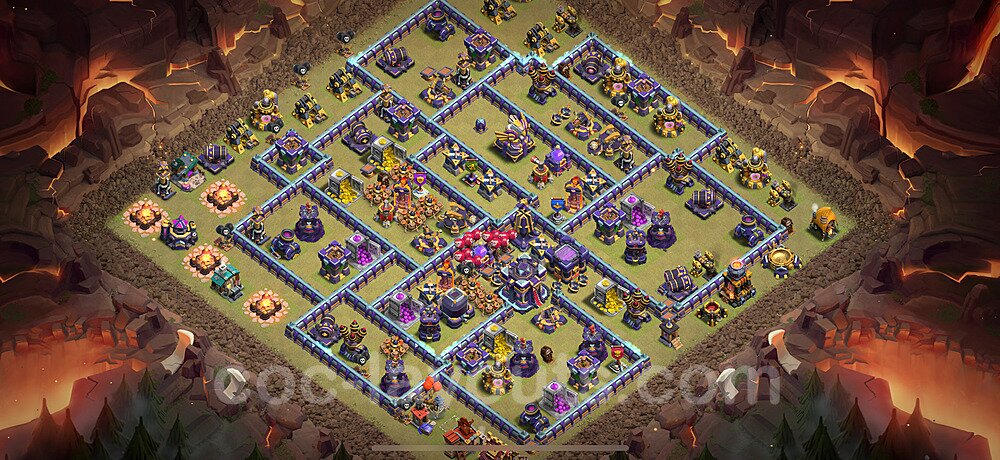 Municipio livello 15 Base di Guerra + Link - Miglior Disposizione Villaggio COC 2025 TH15 - #117